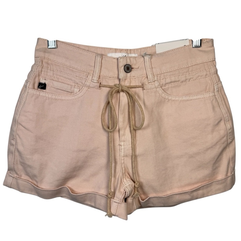 Kancan Azalea High Rise Draw String Shorts Pink Women’s Small - Picture 2 of 15